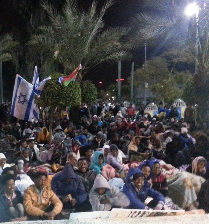 ኣብ እስራኤል፣ ኤርትራውያን ዝርከብዎም ስደተኛታት ዝጀመረዎ ሰለማዊ ሰልፊ ይቕጽል