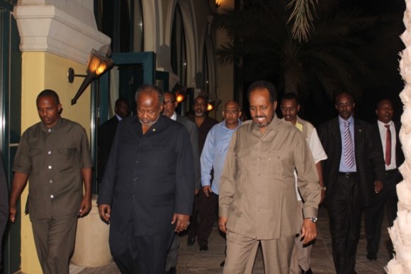 ፕረዚደንት ሶማል ናብ ጅቡቲ ዑደት ኣካይዱ