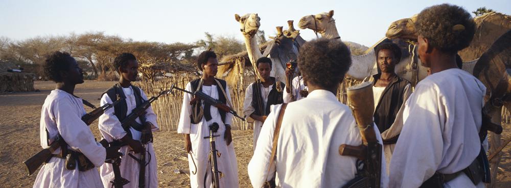 Six armed members of the Eritrean defense force in custody in Sudan Six armed members of the Eritrean defense force in custody in Sudan