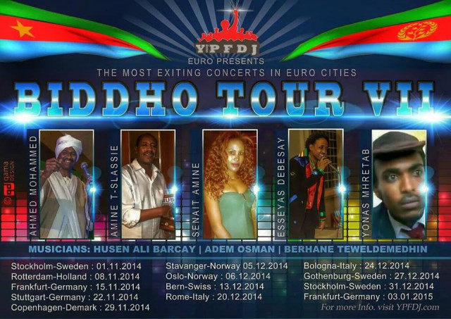 ጉጅለ ባህሊ ህግደፍ ኣብ ኖርወይ ከተማ ስታቫንገር ምርኢት ከይተቕርብ ተኸልኪላ