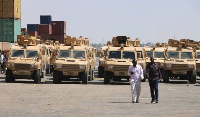 ቀጠር፣ ንሶማል ወትሃደራዊ ሓገዝ ኣበርኪታ