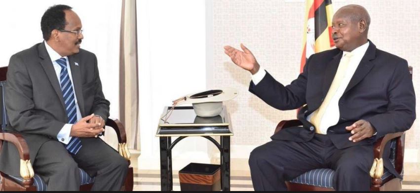 ፕረዚደንት ሶማል፣ ኣብ ኡጋንዳ ምብጻሕ ኣካይዱ